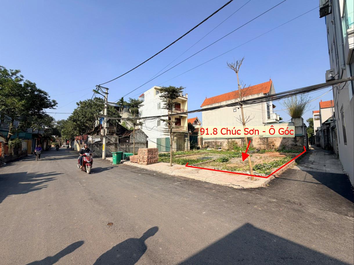 Hình ảnh Lô Góc 2 Mặt Thoáng 91.8m Full Thổ Cư Đối Diện Nhà Văn Hóa Ninh Sơn Gần QL6A 