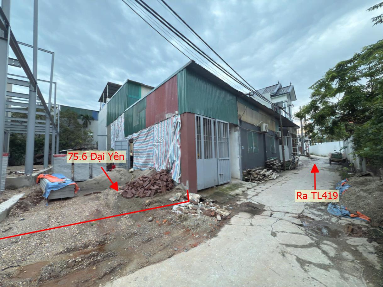 Hình ảnh Bán Đất Full Thổ Cư 2 Mặt Ngõ Ô Tô Vào Tận Đất Sát Mặt Đường Kinh Doanh TL419 Tại Đại Yên Chương Mỹ