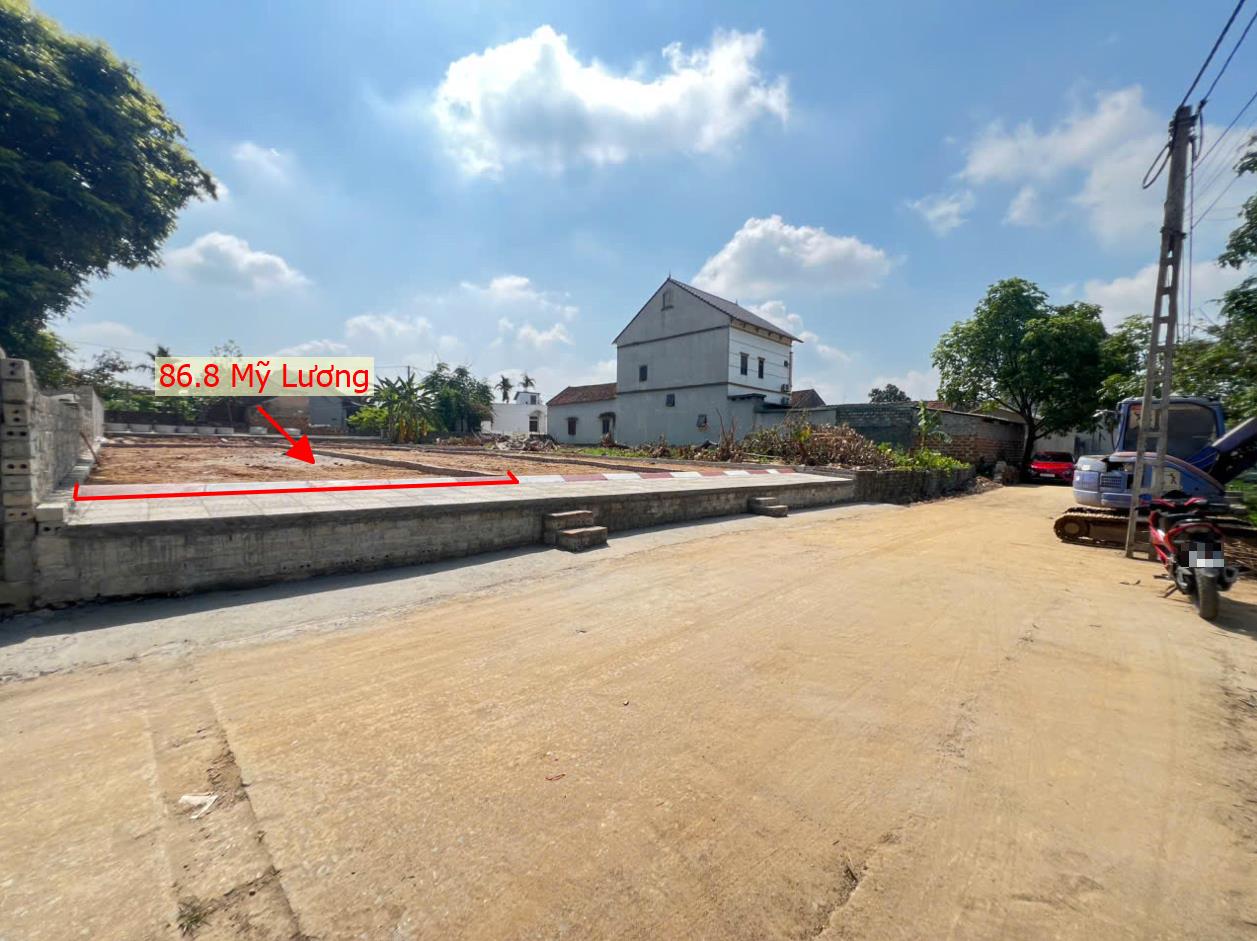 Hình ảnh Bất Động Sản Trần Phú Bán Đất Phân Lô Khu Vực Mỹ Lương Đường Ô Tô Tránh Nhau Sát Trục Chính Liên Xã