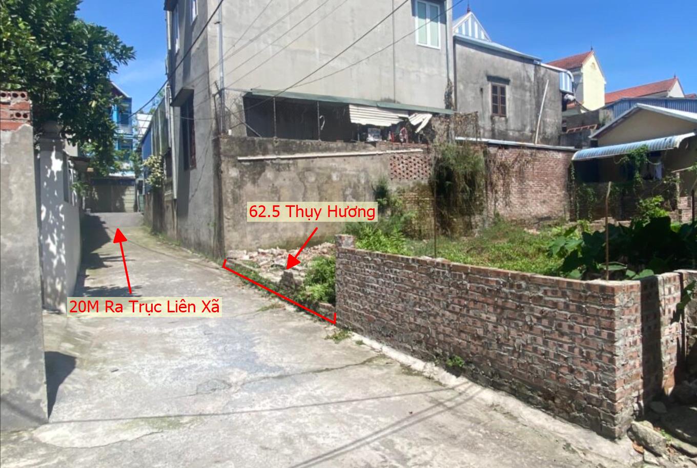 Hình ảnh Bán Thửa Đất 62.5m Tại Thụy Hương Ngay Sát Mặt Đường Kinh Doanh Liên Huyện Giáp Thị Trấn Chúc Sơn 