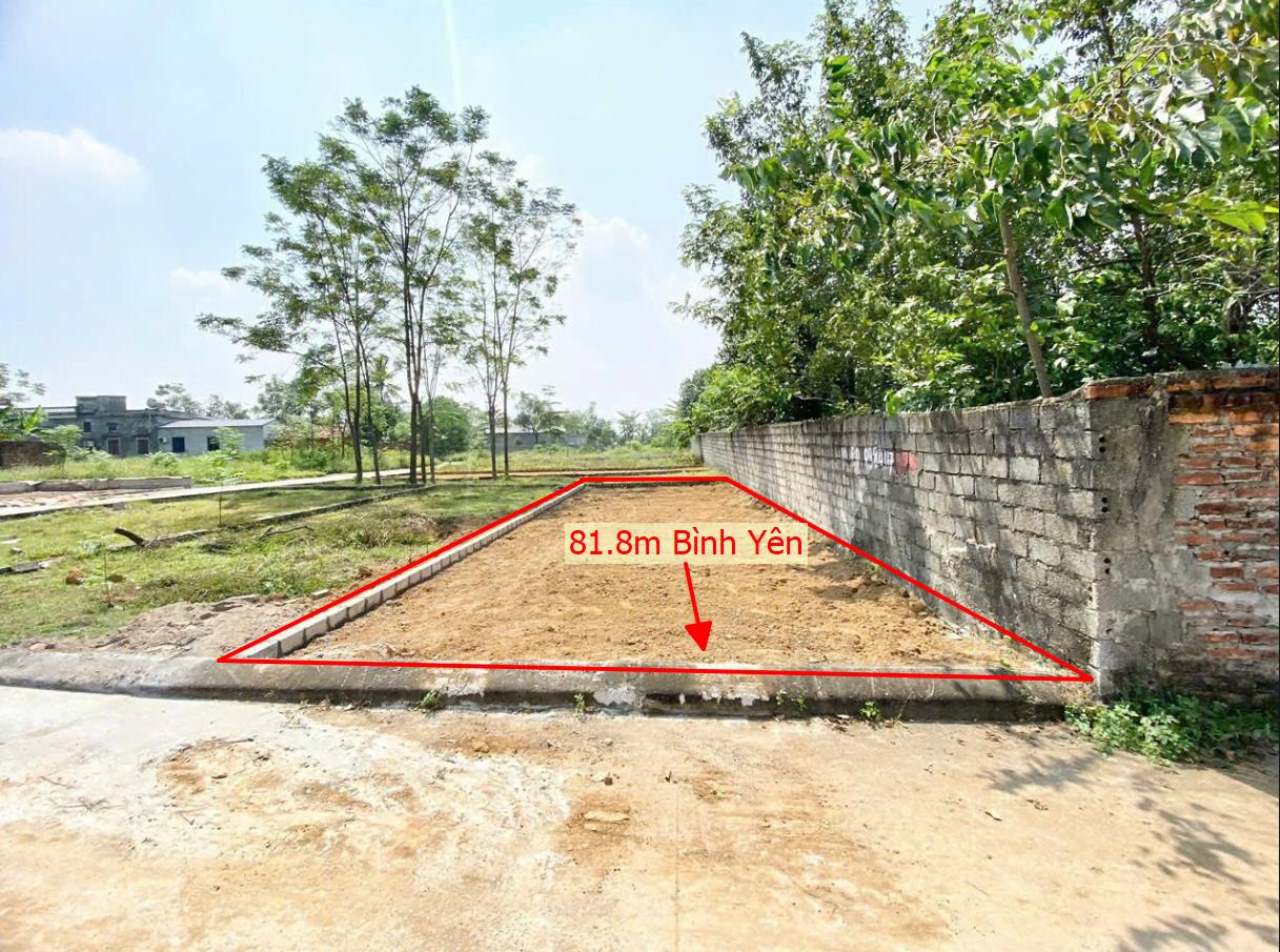 Hình ảnh Bán Lô Đất 81.8m Tạ Bình Yên Thạch Thất Ô Ô Vào Tận Đất Đường Thông Các Ngả Giá Đầu Tư 