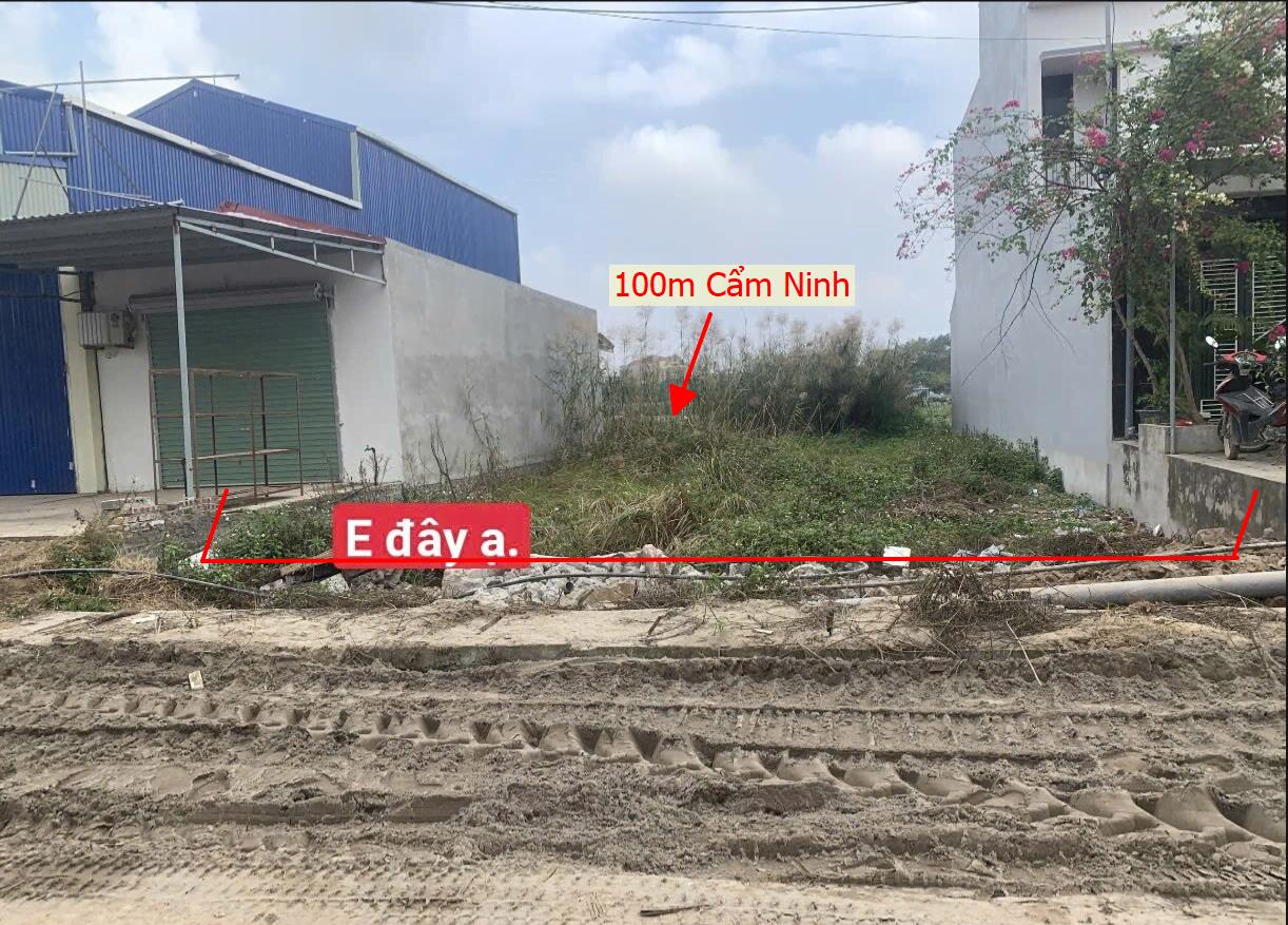 Hình ảnh Bán Lô Đất 100m Tại Cẩm Ninh Ân Thi Bám Đường Liên Xã Dân Cư Đông Đúc Thân Thiện Sổ Đỏ Pháp Lý Rõ ràng Giá Đầu Tư