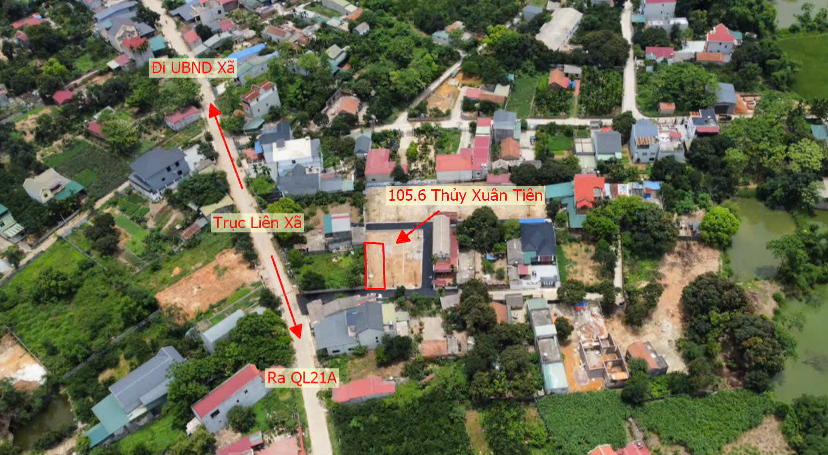 Hình ảnh Đất Phân Lô Thủy Xuân Tiên Ô Tô Đỗ Tận Đất Ngay Sát Trục Kinh Doanh Liên Xã Gần QL21A 