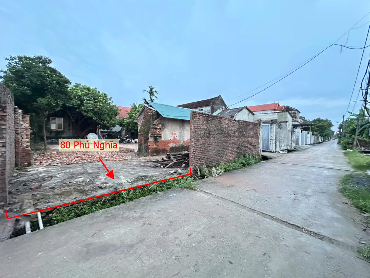 Hình ảnh Bán Thửa Đất 80m Tại Phú Nghĩa Full Thổ Cư Đường Thông Ô Tô Sát QL6A Đang Mở Rộng