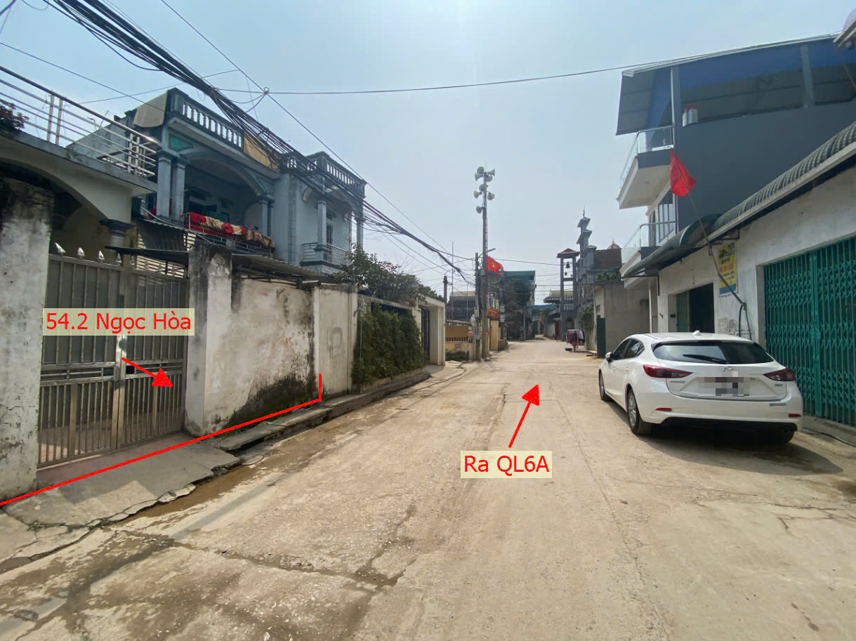 Hình ảnh Bán Đất Tặng Nhà Cấp 4 54.2M2 Tại Ngọc Hòa Mặt Trục Chính Kinh Doanh Gần Trung Tâm Hành Chính Xã 