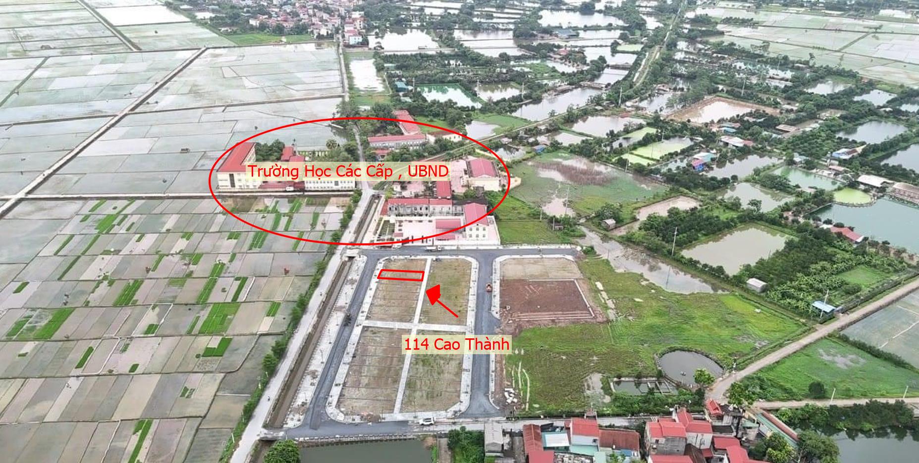 Hình ảnh Đất Đấu Giá Cao Thành Ngay Trung Tâm Hành Chính Xã Cao Thành Sát Trục Chính Liên Xã 