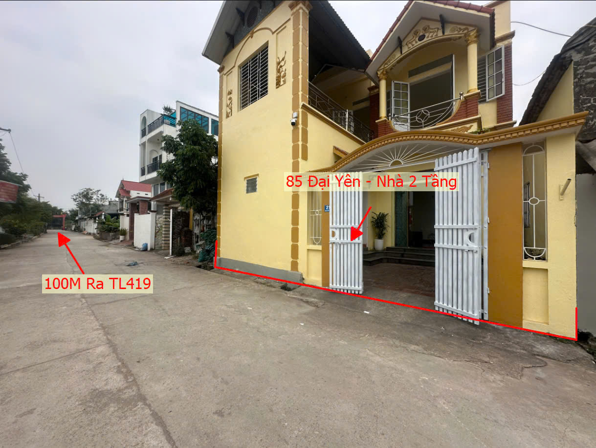Hình ảnh Bán Nhà 2 Tầng Ô Tô Vào Tận Nhà Sát Mặt Đường Kinh Doanh TL419 Ngay Gần Trung Tâm Xã Đại Yên 