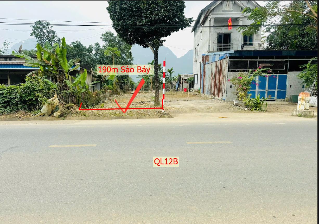 Hình ảnh Bán Lô Đất 190m Tại Kim Bôi Bám Đường QL12b Ô Tô Tránh Nhau View Cánh Đồng Thoáng Mát Kinh Doanh Buôn Bán Giá Đầu Tư