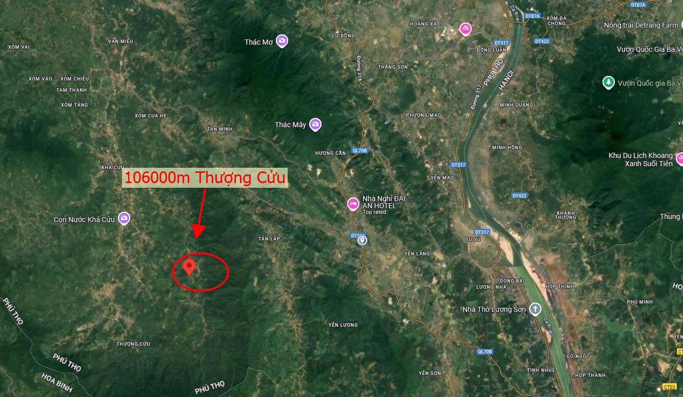 Hình ảnh Bán Lô Đất 106000m Rừng Sản Xuất Bám Đường Bê Tông Ô Tô Vào Tận Đất Full Cây Lâu Năm Thế Đất Thoải Trong Đất Có Suối Sổ Hồng Công Chứng Trong Ngày Giá Đầu Tư