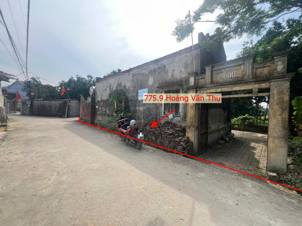 Hình ảnh Bán Đất Tặng Nhà Cấp 4 775.9m Tại Hoàng Văn Thụ Ô Tô Đỗ Tận Đất Sát Trục Kinh Doanh Liên Xã 