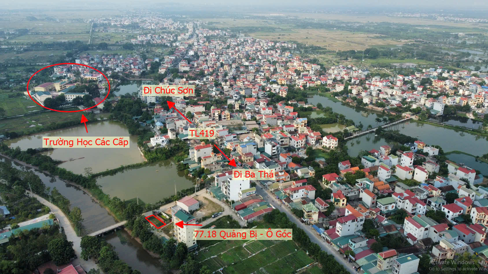 Hình ảnh Bán Lô Góc 2 Mặt Tiền Thuộc Khu Đấu Giá Rặng Ngái Quảng Bị Sát TL419 