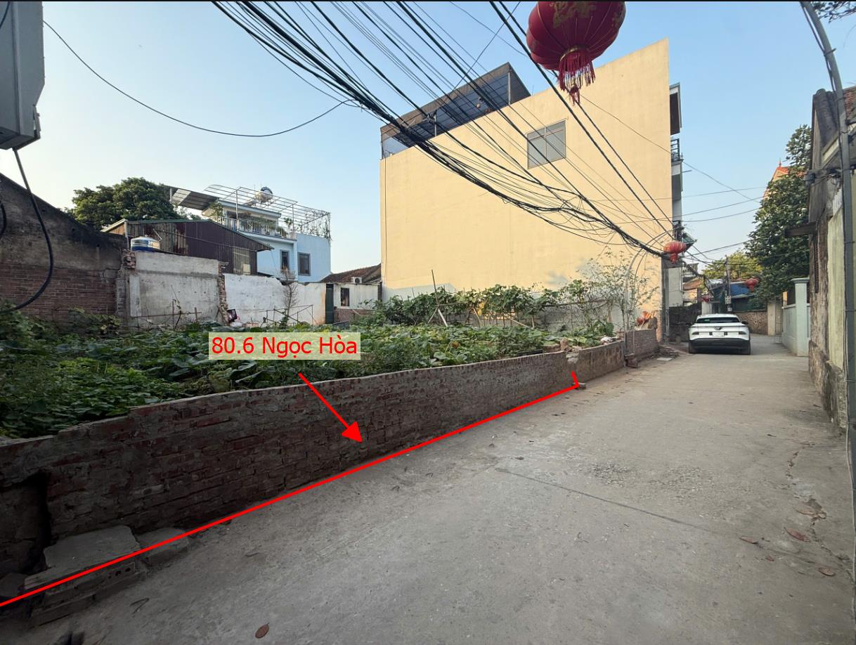 Hình ảnh Bán Thửa Đất 80.6m Tại Ngọc Hòa Ô Tô Vào Tận Đất Sát Trục Kinh Doanh Gần Đường TL419