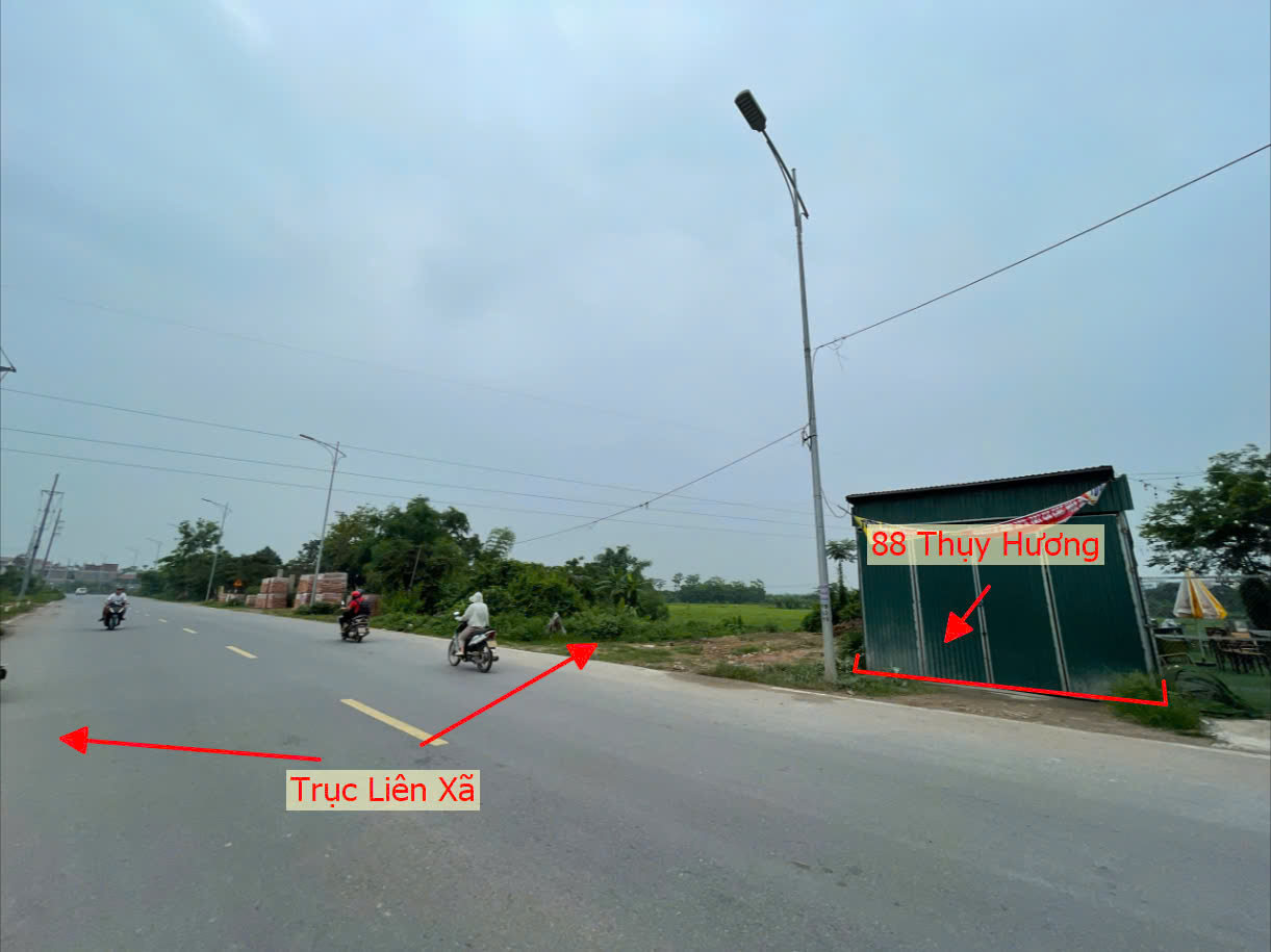 Hình ảnh Bán Thửa Đất 88m Sẵn Kho Xưởng Tại Thụy Hương Mặt Trục Kinh Doanh Liên Xã Giáp Thị Trấn Chúc Sơn 