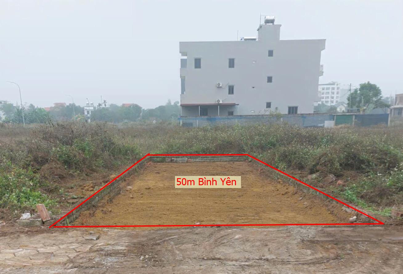 Hình ảnh Bám Lô Đất 50m Tại Bình Yên Thạch Thất Bám Đường Trải Aphan Ô Tô Chạy Vòng quanh Xung Quanh Dân Cư Đông Đúc Phát Triển Sổ Đỏ Sẵn Sàng Sang Tên 