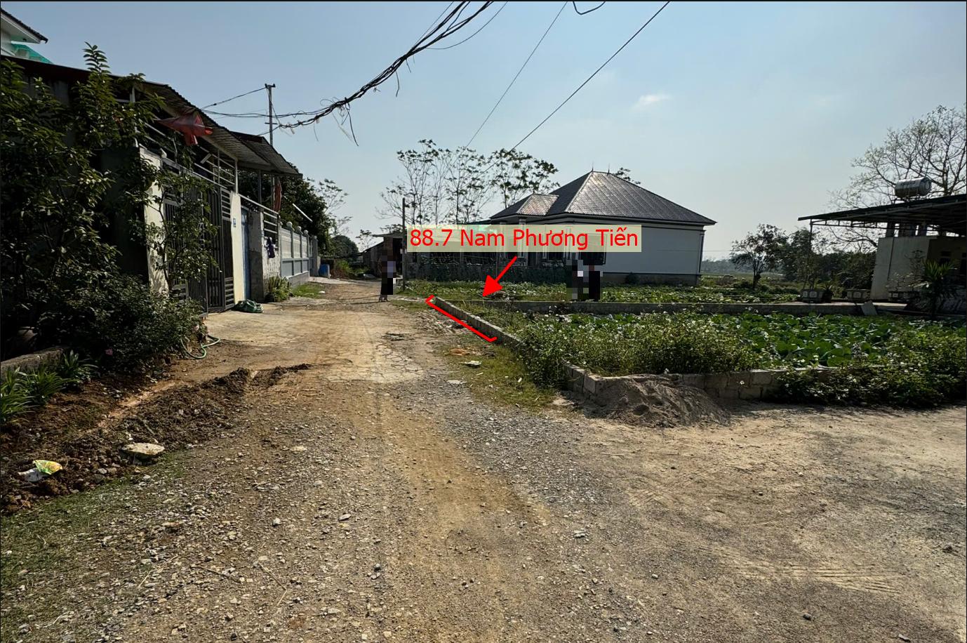 Hình ảnh Bán Thửa Đất 88.7m Tại Nam Phương Tiến Ô Tô Vào Tận Đất Gần Trục Kinh Doanh Liên Xã 