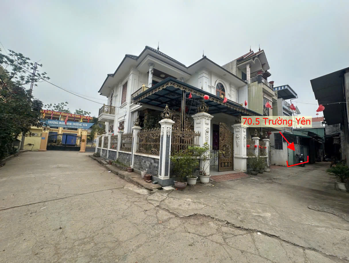Hình ảnh Bán Thửa Đất Full Thổ Cư 70.5m Tại Trường Yên Ngay Cạnh Trường Mầm Non Sát QL6A Đang Mở Rộng 