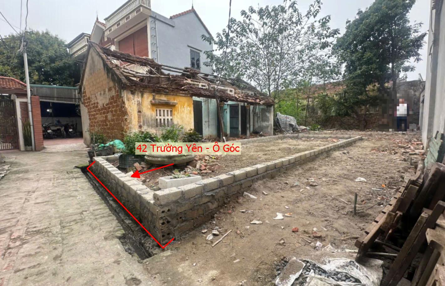 Hình ảnh Bán Lô Góc 3 Mặt Tiền 42m Ngay Trung Tâm Xã Trường Yên Chương Mỹ Sát Ql6A Đang Mở Rộng 