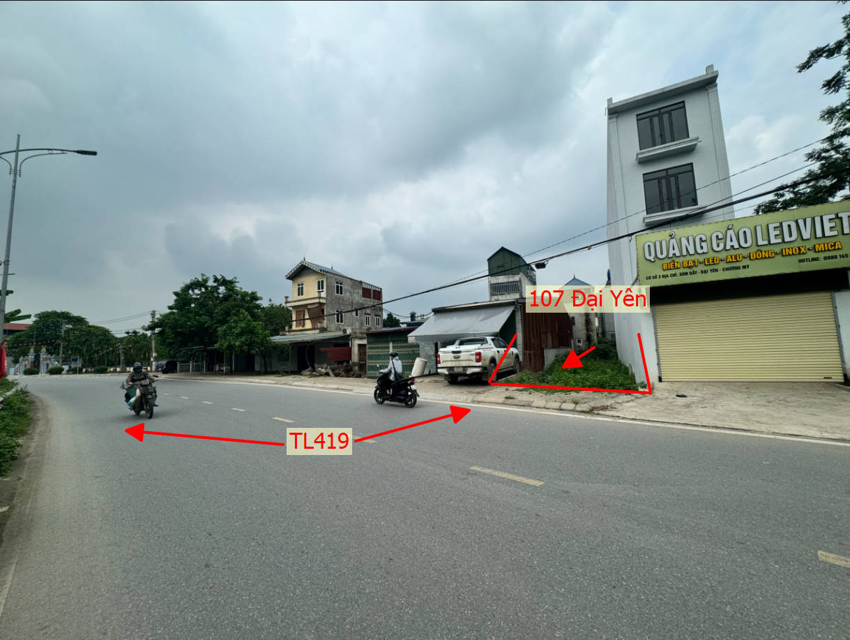Hình ảnh Bất Động Sản Chương Mỹ Bán Đất Khu Vực Đại Bám Mặt Đường Kinh Doanh TL419 Gần Trường Học Các Cấp 