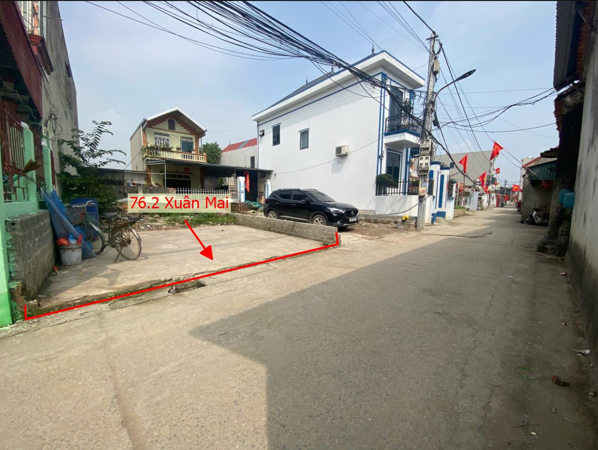 Hình ảnh Đất Phân Lô Thị Trấn Xuân Mai 76.2m Tại Thị Trấn Xuân Mai Ngay Gần QL6A Đang Triển Khai Mở Rộng 