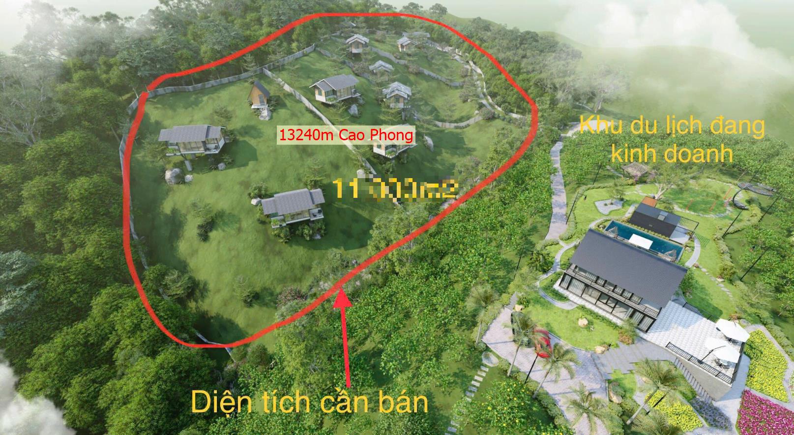 Hình ảnh Bán Lô Đất 13240m Tại Cao Phong Bám Đường bê Tông Ô Tô Vào Tận Đất Dân Cư Đông Đúc Thân Thiện Sẵn Nhà C4 Vườn Cây View Thoáng Mát Giá Đầu Tư