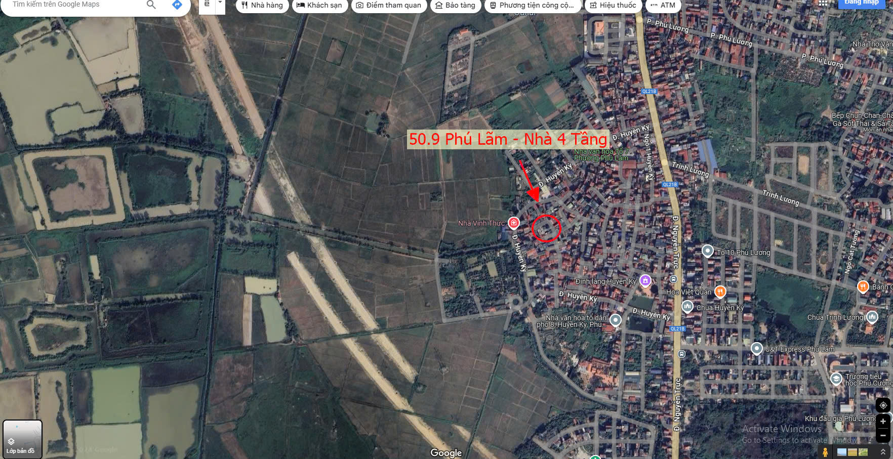 Hình ảnh Bán Nhà 4 Tầng Sát Trục Kinh Doanh Gần QL21B Ngay Trung Tâm Phường Phú Lãm Hà Đông 