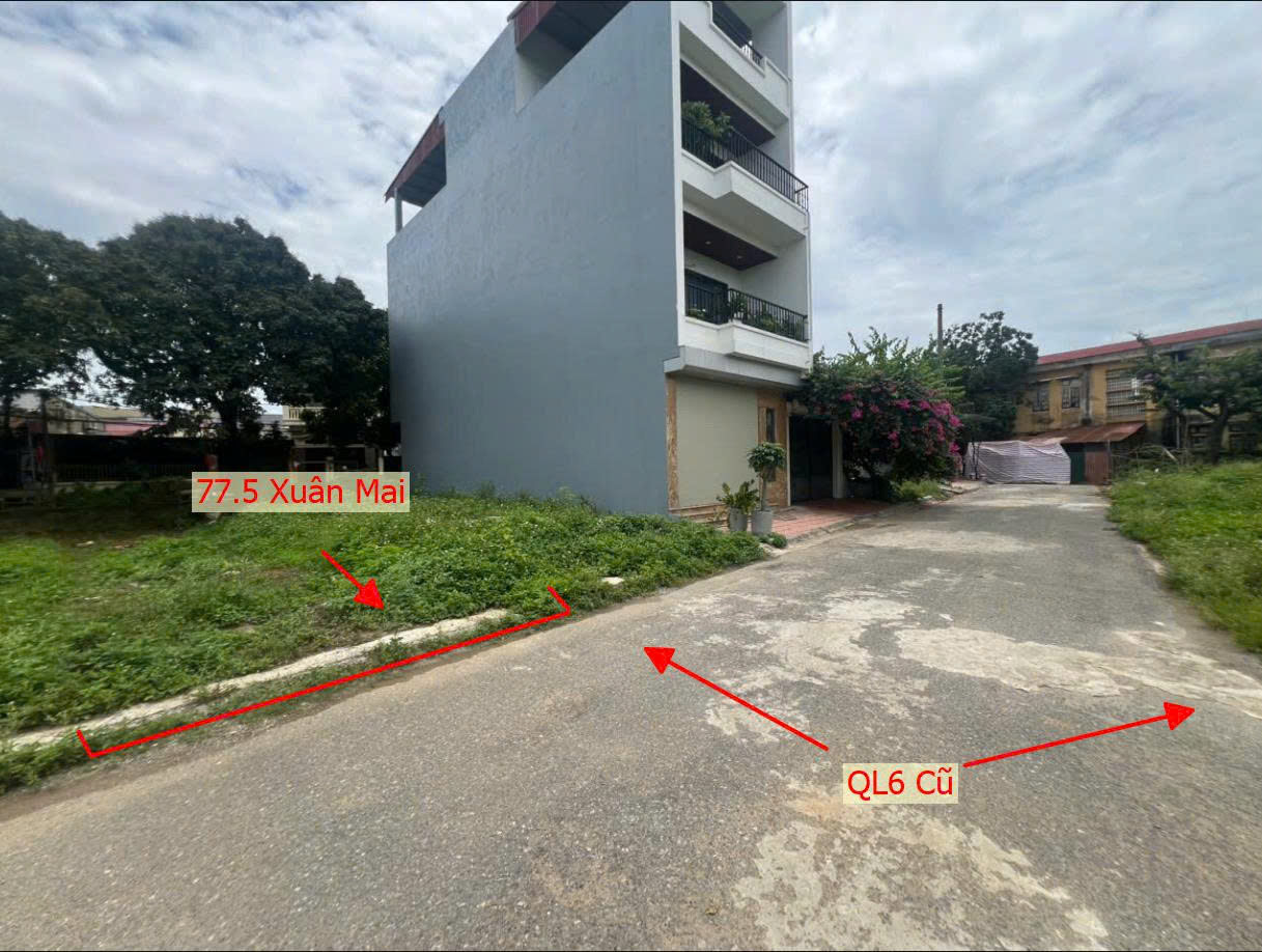 Hình ảnh Bán Thửa Đất 2 Mặt Thoáng 77.5m Tại Thị Trấn Xuân Mai Làn 2 QL6A - Đất Đấu Giá Xuân Mai Chương Mỹ 