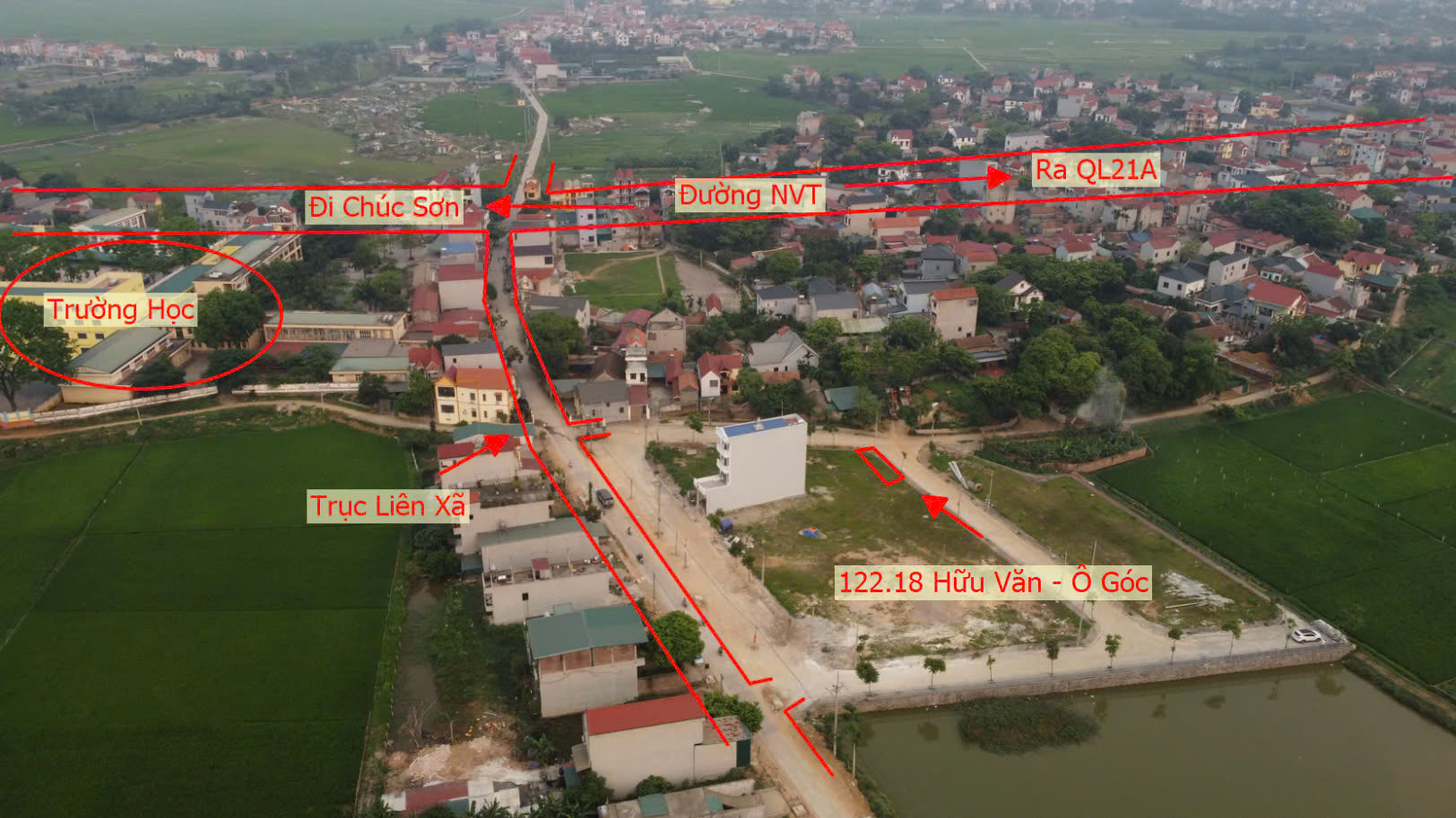 Hình ảnh Bán Đất Hữu Văn Ô Góc 2 Mặt Tiền Ô Tô Vào Tận Đất Sát Trục Liên Xã | Đất Đấu Giá Hữu Văn Chương Mỹ 