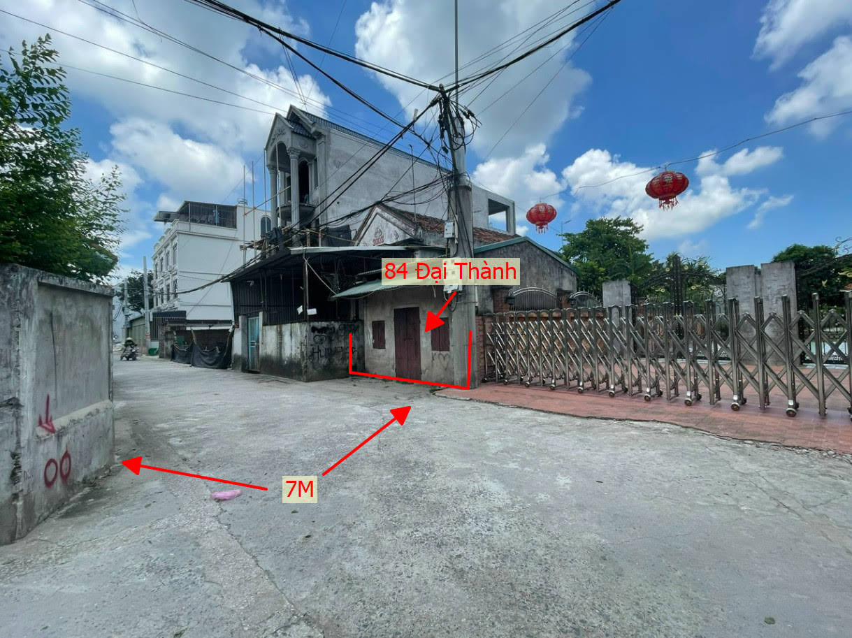 Hình ảnh Bán Đất Tặng Nhà Cấp 4 Tại Đại Thành Quốc Oai Ô Tô Đỗ Tận Cửa 
