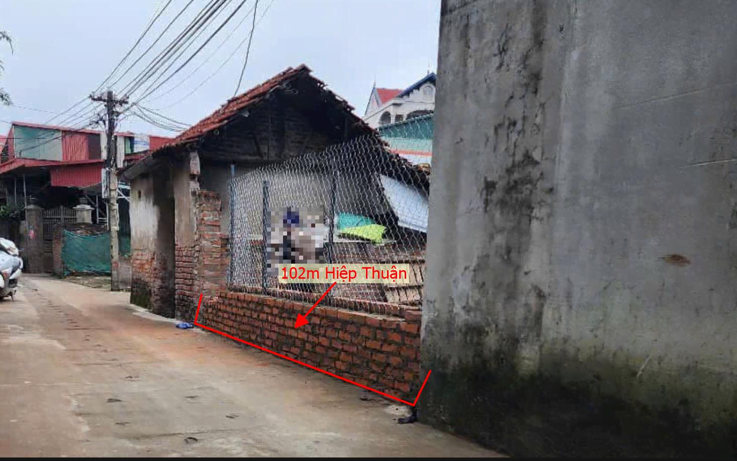 Hình ảnh Bán Lô Đất 102m Tại Hiệp Thuận Phúc Thọ Ô Tô Vào Tận Đất Dân Cư Xung Quanh Đông Đúc Đầy Đủ Tiện Ích Dân Cư Đông Đúc