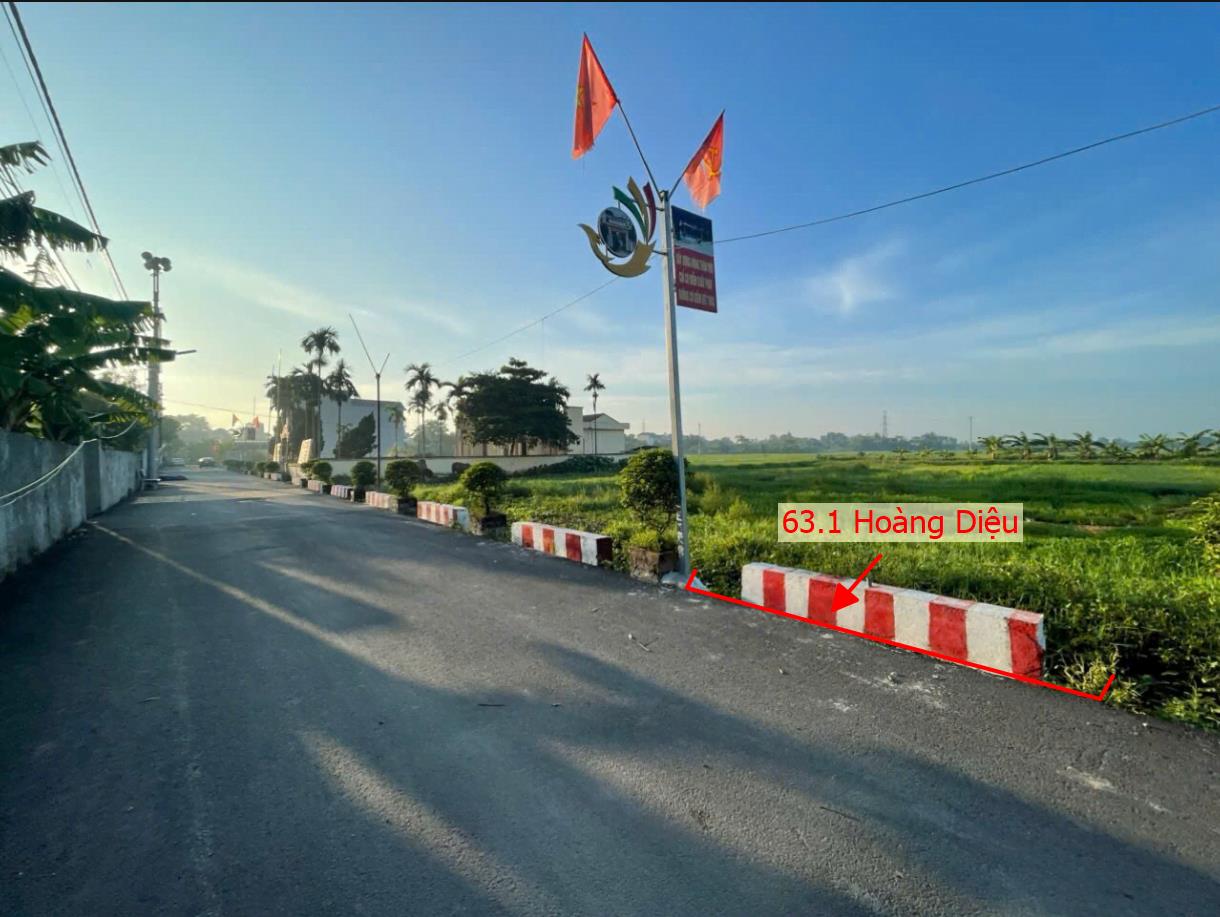 Hình ảnh Đất Đấu Giá Xã Hoàng Diệu 63.1M2 Lô Góc 2 Mặt Tiền Gần Trục Đường Liên Huyện Giá Chỉ Hơn 2 Tỷ
