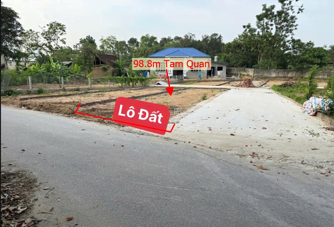 Hình ảnh Bán Lô Đất 98.8m Tại Tam Quan Tam Đảo Bám Đường Be Tông Ô Tô Vào Tận Đất Đất Sổ Đỏ Pháp Lý Rõ Ràng Giá Đầu Tư