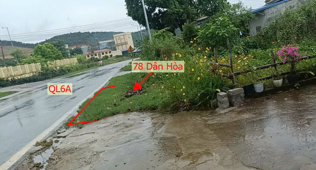 Hình ảnh Bán Đất Full Thổ Cư Bám Mặt Đường Kinh Doanh QL6A Tại Dân Hòa Kỳ Sơn Giá Chỉ Hơn Tỷ 