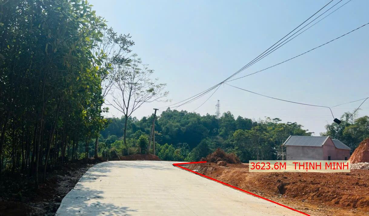 Hình ảnh Bán Lô Đất 3623m Tại Tân Thịnh Hòa Bình Ô Tô Vào Tận Đất View Thoáng Mát