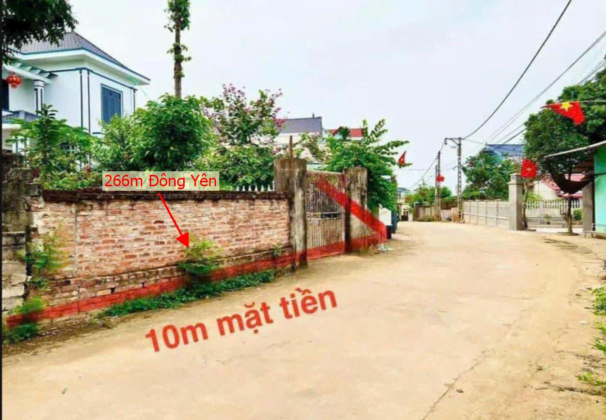 Hình ảnh Bán Lô Đất 266m Tại Đông Yên Quốc Oai Bám Đường Bê Tông Ô Tô Vào Tận Đất Dân Cư Đông Đúc Đầy Đủ Tiện Ích Xung Quanh Dân Cư Đông Đúc