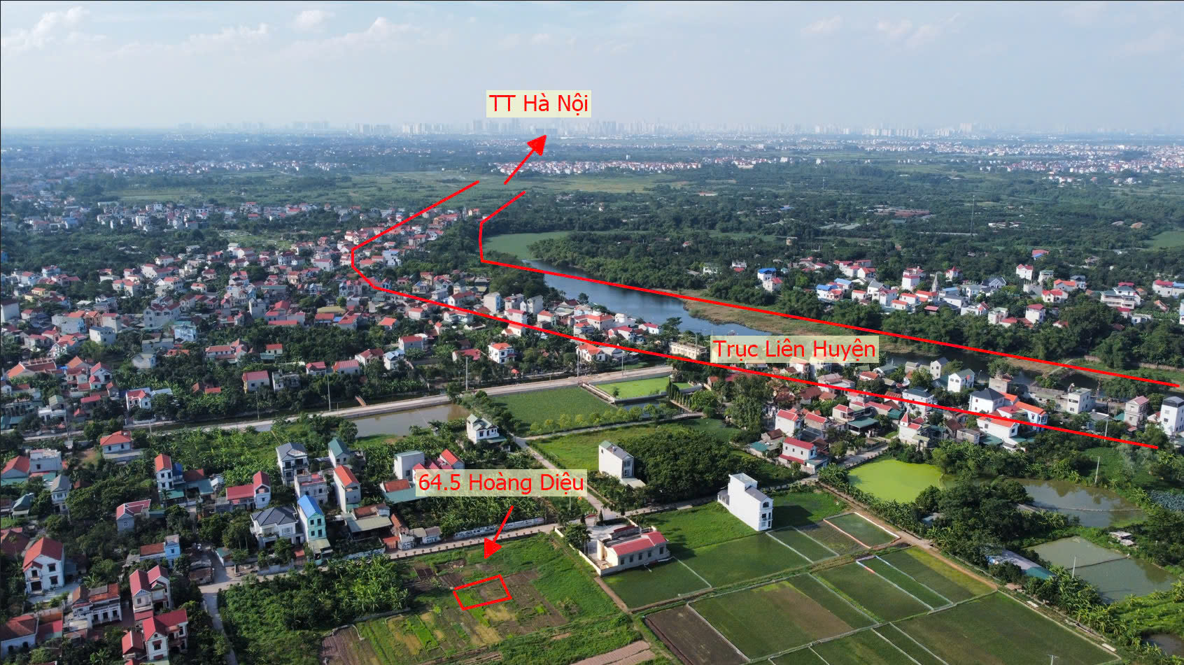 Hình ảnh Bán Đất Đấu Giá Xã Hoàng Diệu Ngay Sát Trục Chính Liên Huyện - Đất Đấu Giá Hoàng Diệu Chương Mỹ 