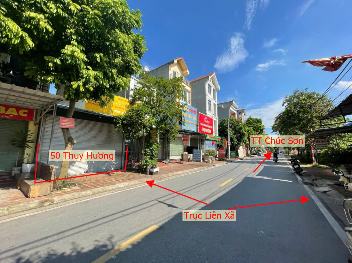 Hình ảnh Bán Đất 2 Mặt Tiền Full Thổ Cư Bám Mặt Đường Kinh Doanh Liên Xã Tại Thụy Hương 