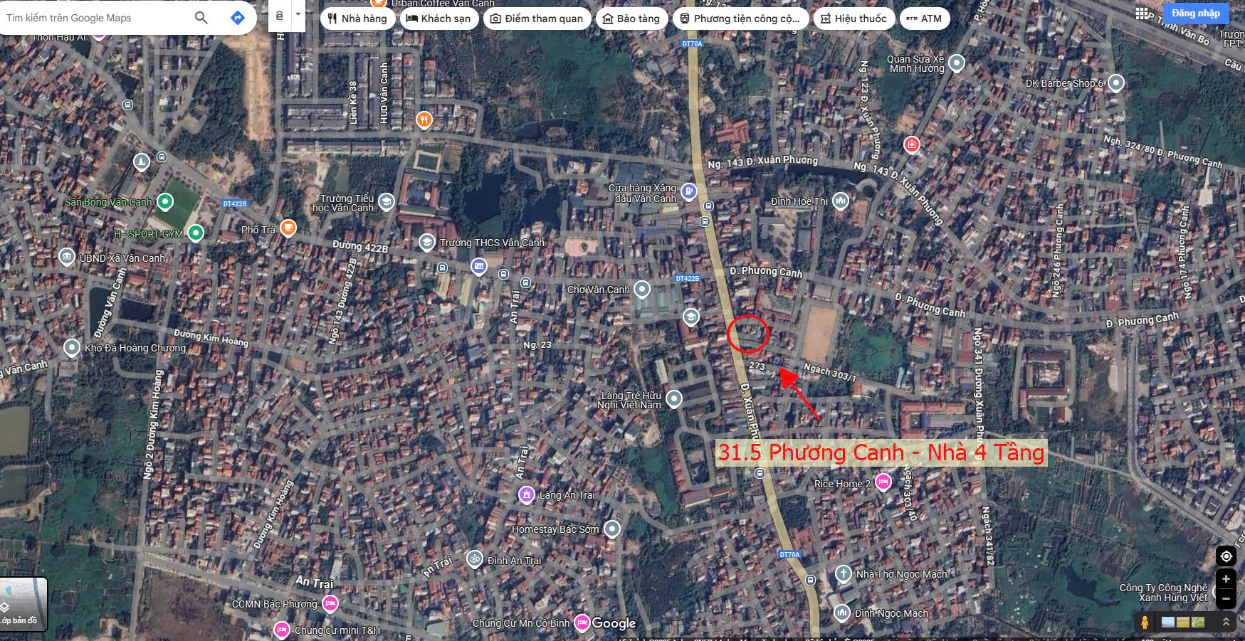 Hình ảnh Bán Căn Góc 4 Tầng 31.5m Ngay Trung Tâm Phường Phương Canh Sát Mặt Đường Kinh Doanh Giá Chỉ Vài Tỷ 