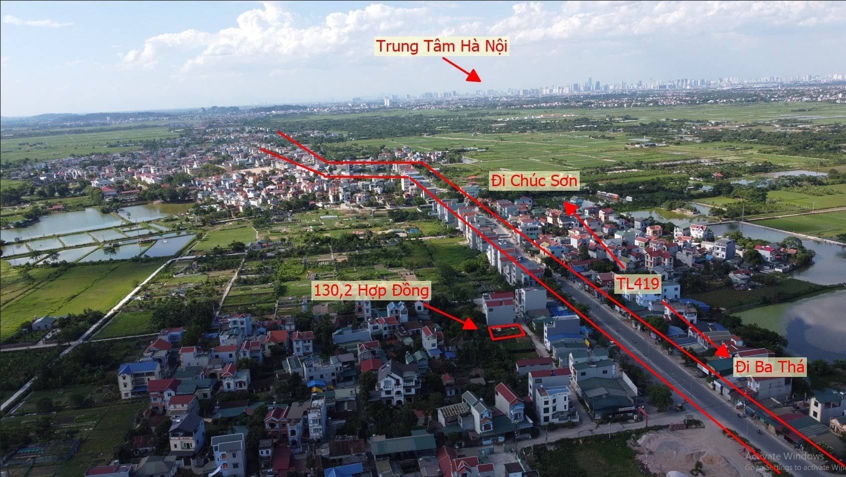 Hình ảnh Bán Đất Đấu Giá Hợp Đồng Chương Mỹ Ngay Trung Tâm Chợ Hợp Đồng Sát TL419