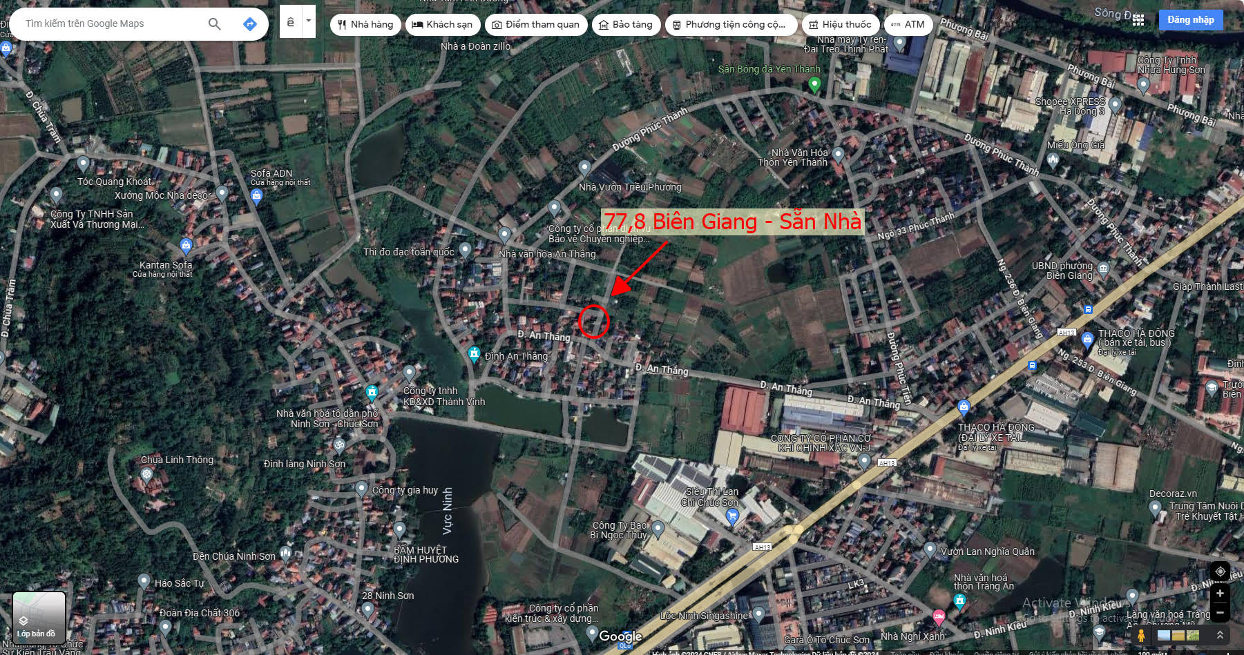 Hình ảnh Bán Nhà Biên Giang Ngay Sát Trục Chính Kinh Doanh Gần QL6A