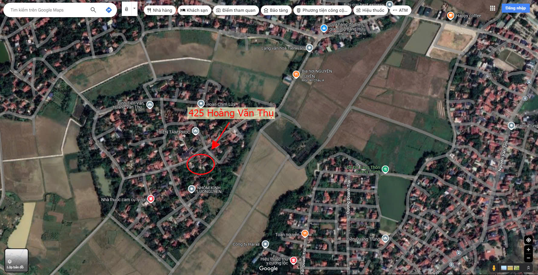 Hình ảnh Bán Thửa Đất 425M2 Tại Xã Hoàng Văn Thụ Gần Trục Kinh Doanh Ngay Trung Tâm Hành Chính Xã