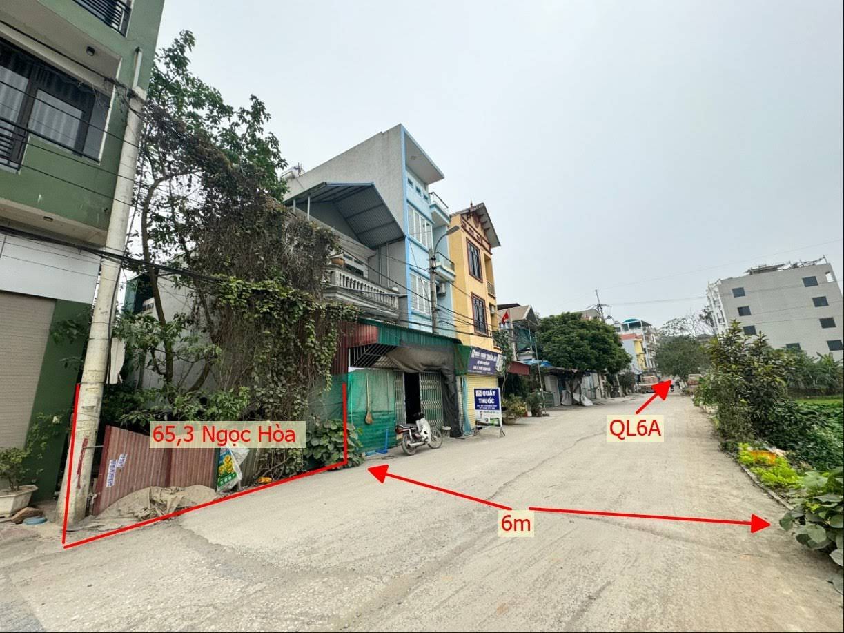 Hình ảnh Bán Đất Khu Đồng Trằm Xã Ngọc Hòa Chương Mỹ Giáp QL6A Đang Mở Rộng