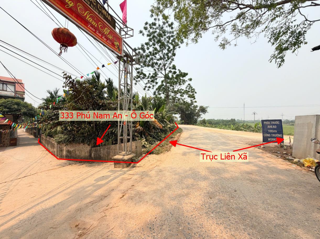 Hình ảnh Bán Lô Góc 2 Mặt Thoáng 333m Tại Phú Nam An Mặt Trục Kinh Doanh Liên Huyện Ngay Trung Tâm Xã Phú Nam An