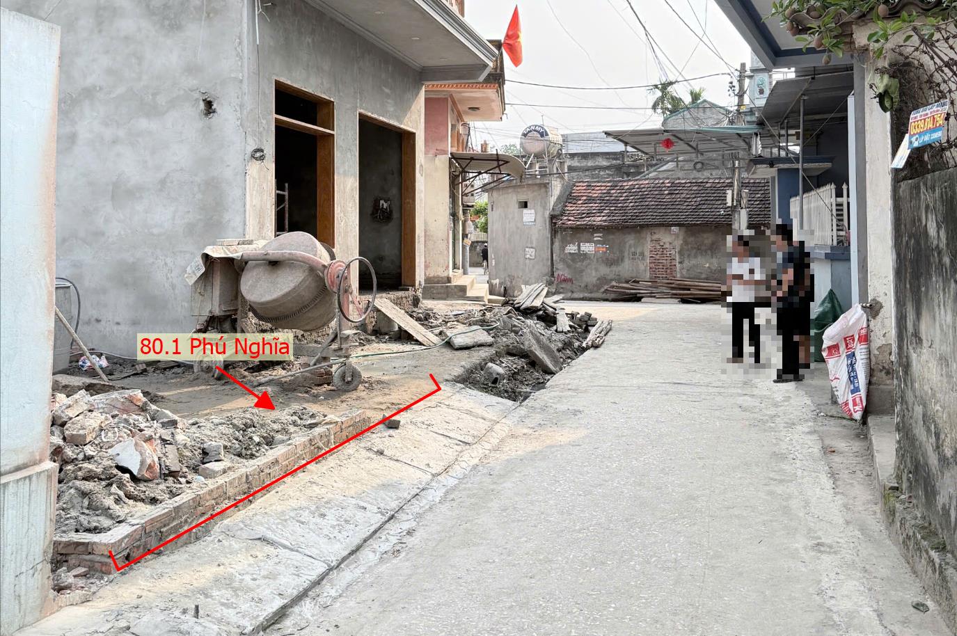 Hình ảnh Bán Đất Full Thổ Cư 80.1m Tại Phú Nghĩa Ô Tô Đỗ Tận Đất Gần QL6A Đang Triển Khai Mở Rộng