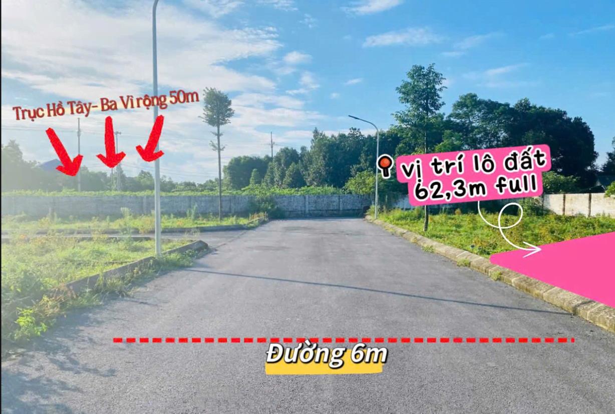 Hình ảnh Bán Lô Đất 62.3m Tại Cổ Đông Đông Sơn Tây Bám Lô Đất Dân Cư Đông Đúc Thân Thiện  Sổ Đỏ Pháp Lý Rõ Ràng Sẵn Sàng Công Chứng 