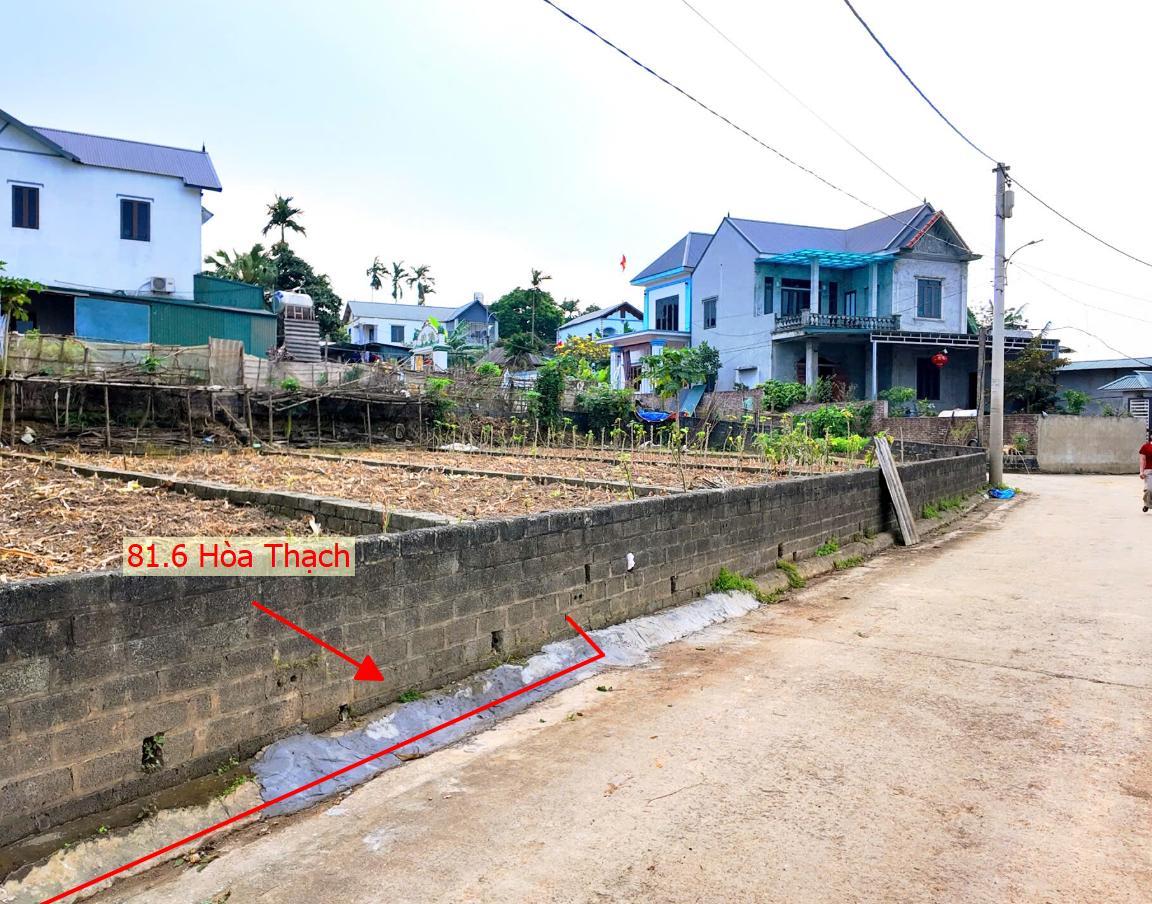 Hình ảnh Bán Đất Full Thổ Cư 81.6m Tại Hòa Thạch Đường Thông Ô Tô Ngay Sát Trục Chính Kinh Doanh Liên Xã