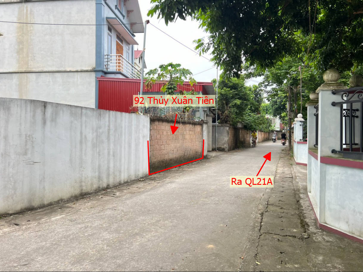 Hình ảnh Bán Đất Thủy Xuân Tiên Ô Tô Vào Tận Đất Ngay Sau Nhà Máy Bê Tông Xuân Mai 