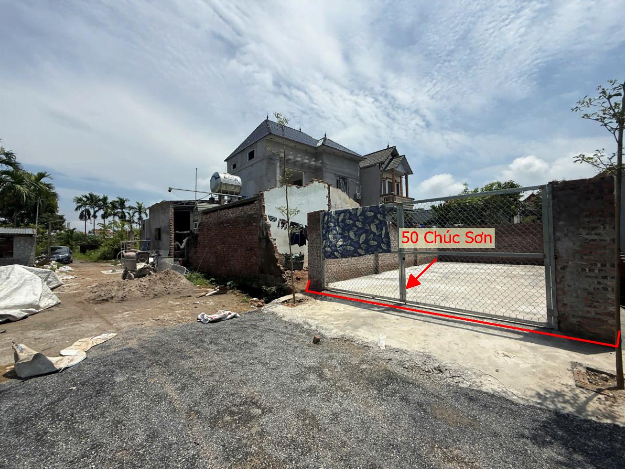 Hình ảnh Đất Phân Lô Thị Trấn Chúc Sơn 50m Ô Tô Đỗ Tận Đất Sát Trục Kinh Doanh Liên Huyện Gần QL6A 