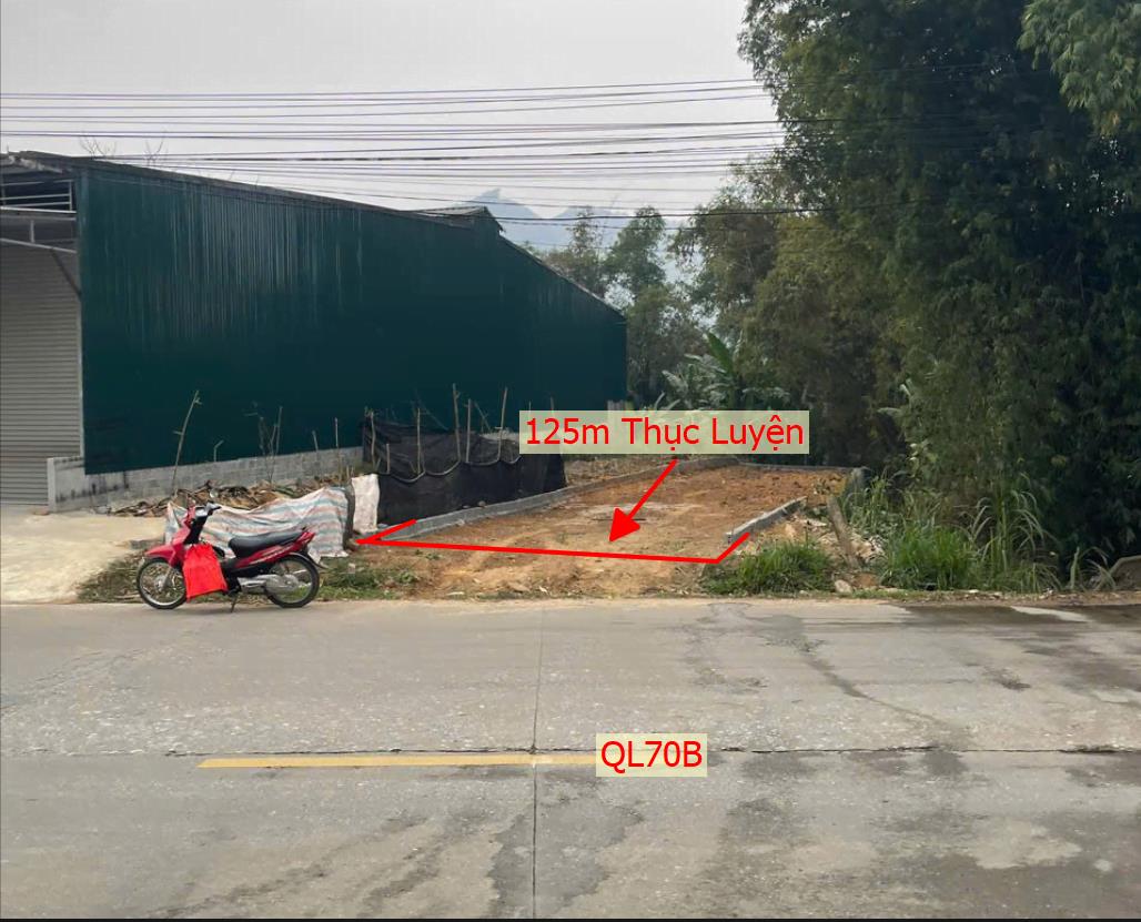 Hình ảnh Bán Lô Đất 125m Tại Thục Luyện Thanh Sơn Bám Đường Ql70b Pháp Lý Rõ Ràng Giá Chỉ Vài Trăm
