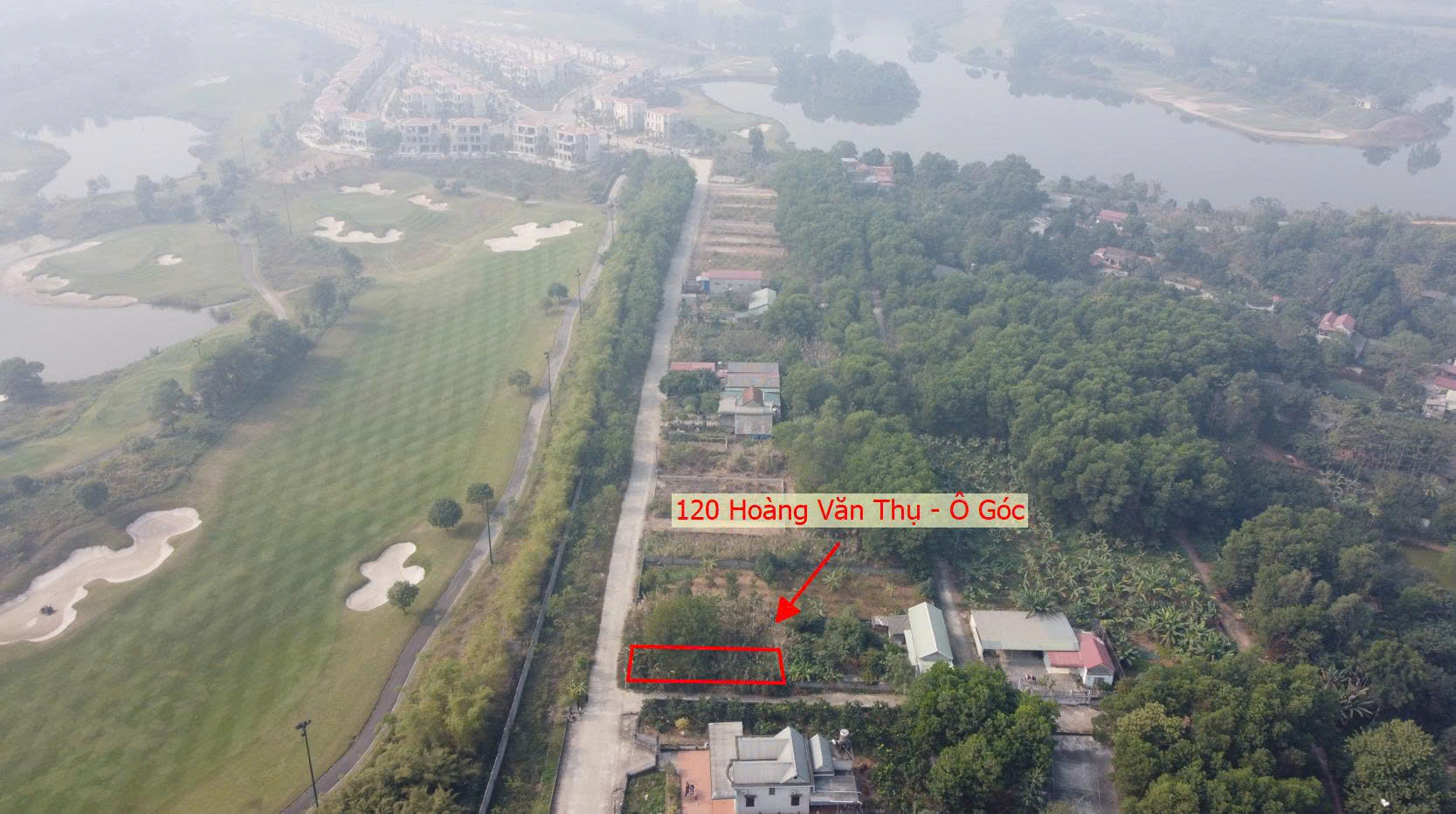 Hình ảnh Bán Lô Góc 2 Mặt Thoáng 120m Thuộc Khu Tái Định Cư Hoàng Văn Thụ Đối Diện Sân Golf Skylake