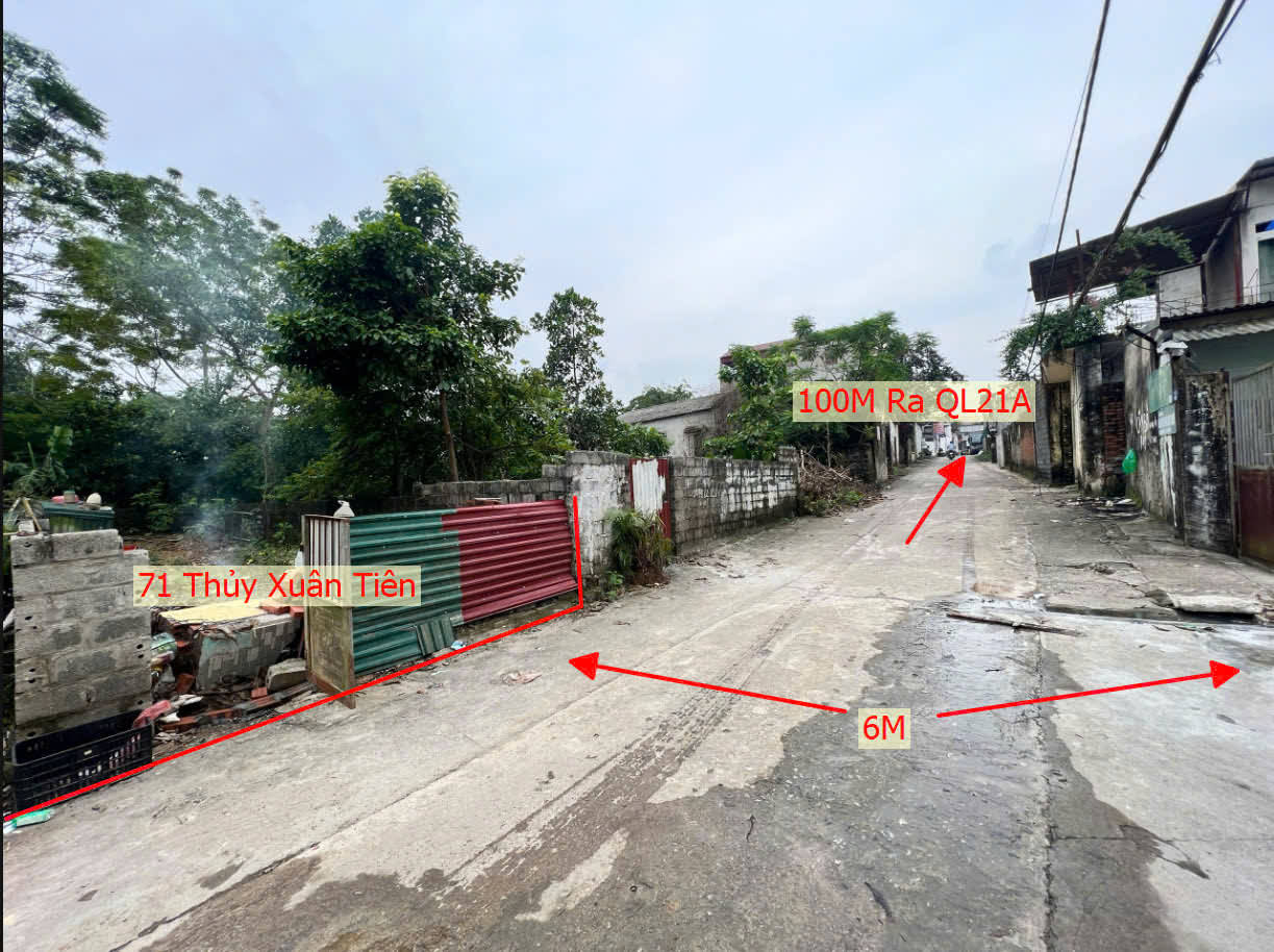 Hình ảnh Bất Động Sản Xuân Mai Bán Đất Khu Vực Thủy Xuân Tiên Đường Ô Tô Tránh Thuộc Làn 2 Đường Hồ Chí Minh(QL21A)